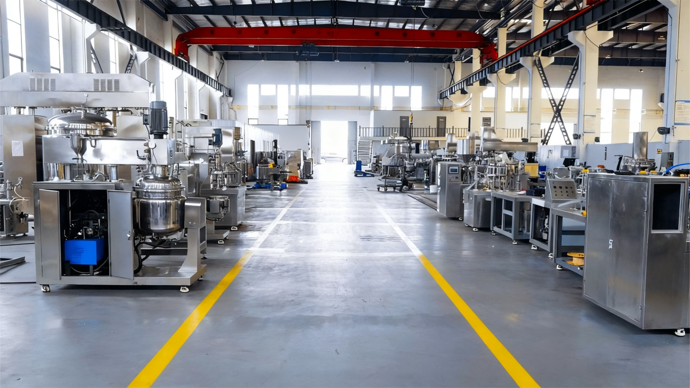 장 쑤 GangBen 믹 서 제 조 업 체:프리 미 엄 산 업을 위 한 진 공 유 화 믹 서의 선 구적인 혁 신