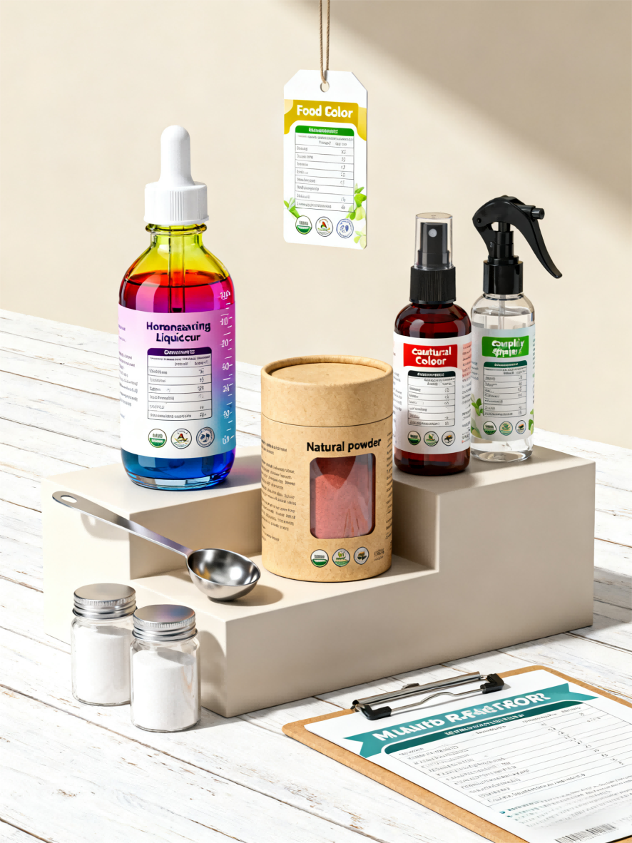 음 식 맛 & 안 료 장 비:실 험 실/중 간 생 산을 위 한 5L 진 공 유 화 제