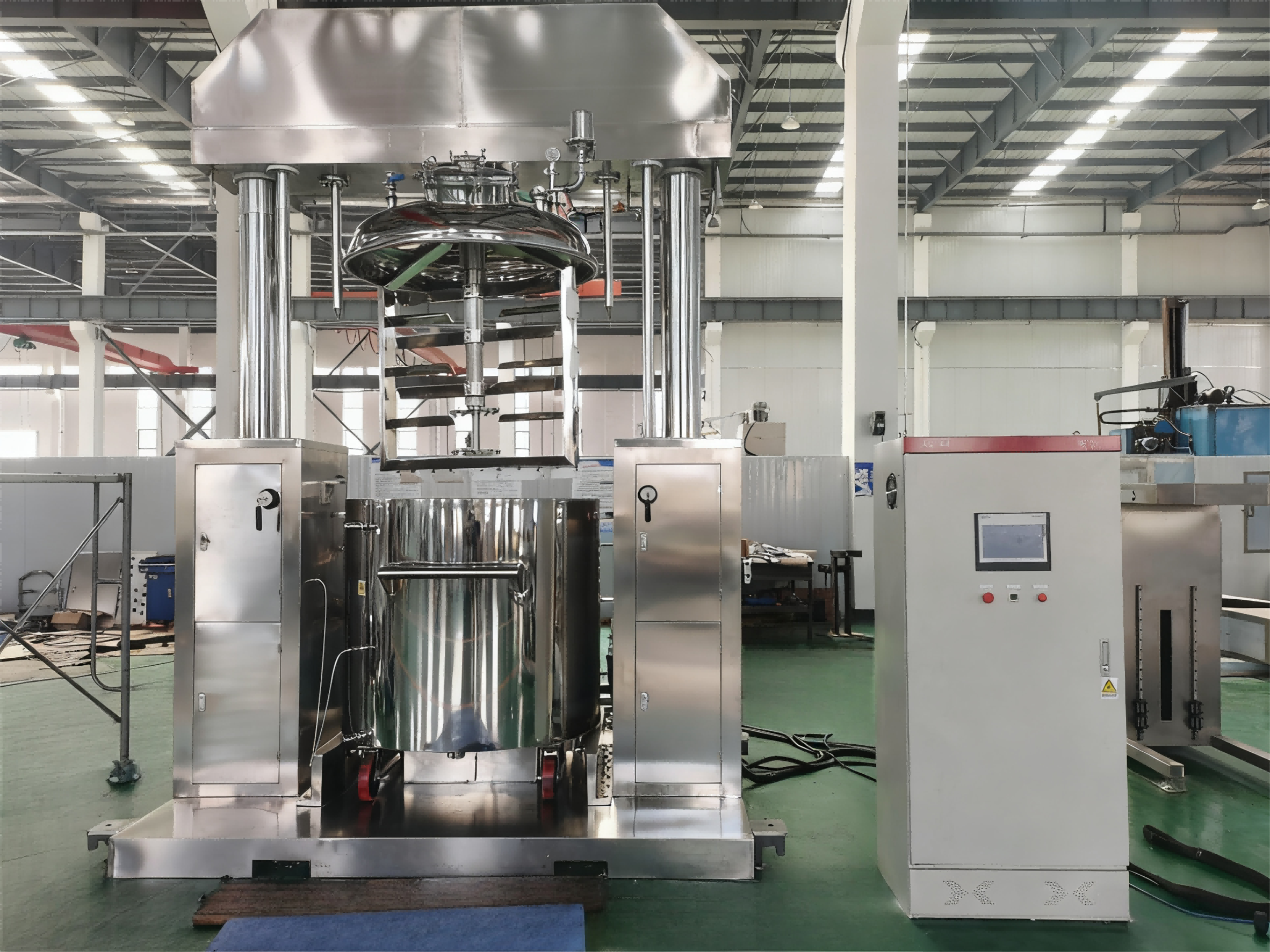 다중 산업에서 이중 행성 믹서의 주요 응용